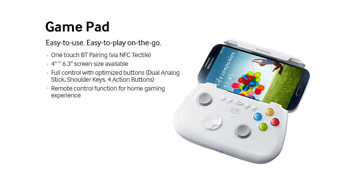 Samsung Game Pad features