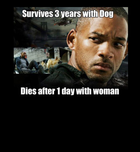 Survives Three Years With Dog ....